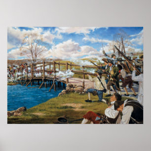 De Shot Heard rondom de wereldwijde strijd om conc Poster