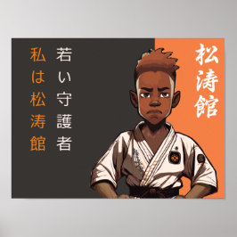De Shotokan Seedling - Destiny's Blossoming Poster