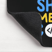 De Show van de programmeur me de Code Muismat (Hoek)