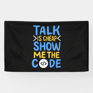 De Show van de programmeur me de Code Spandoek