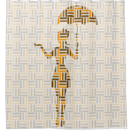 De Shower:  Umbrella in de douwer Douchegordijn