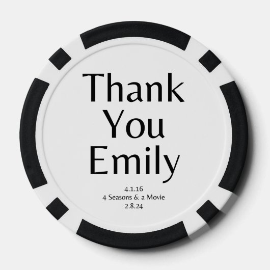 De showrunner poker chips (Achterkant)