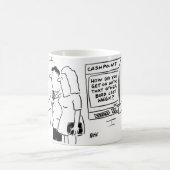 De shows van Cashpoint ATM wiege bericht vragend o Koffiemok (Center)