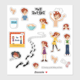 De Shreds Sticker Sheet
