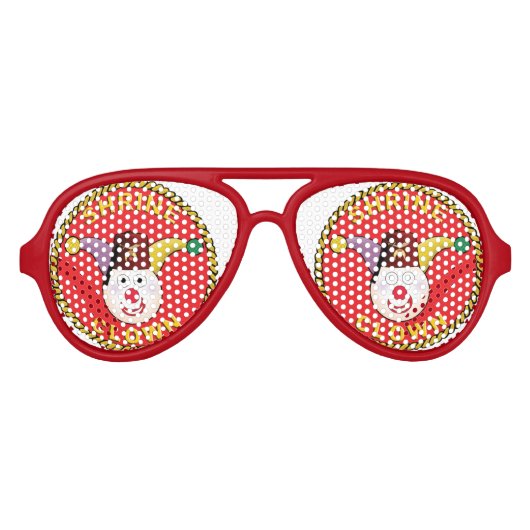De Shrine Cwn shades! Aviator Zonnebril (Voorkant)