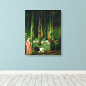 De Shrine of Imam Hussein Canvas Afdruk (Insitu (Houten vloer))