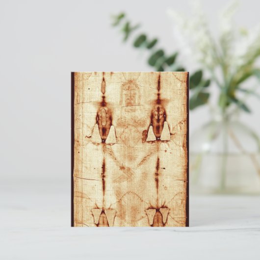De Shroud van Turijn Briefkaart (Staand voorkant)