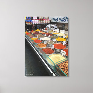 De Shuk, Jeruzalem Israël 2016 Canvas Afdruk