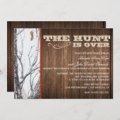 De shunt is over de winterwedstrijd uitnodigen kaart (Voorkant / Achterkant)