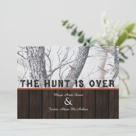 De shunt is over de winterwedstrijd uitnodigen kaart (Staand voorkant)