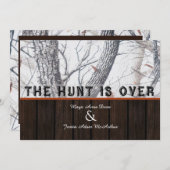 De shunt is over de winterwedstrijd uitnodigen kaart (Voorkant / Achterkant)