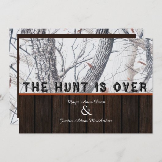 De shunt is over de winterwedstrijd uitnodigen kaart (Voorkant / Achterkant)