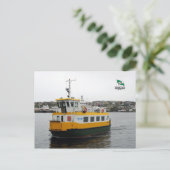 De shuttle Boat Angvik Briefkaart (Staand voorkant)