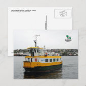 De shuttle Boat Angvik Briefkaart (Voorkant / Achterkant)