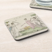 De Shuttlecock, bord 11 van "Le Bon Genre", 180 Onderzetter (Linkerzijde)