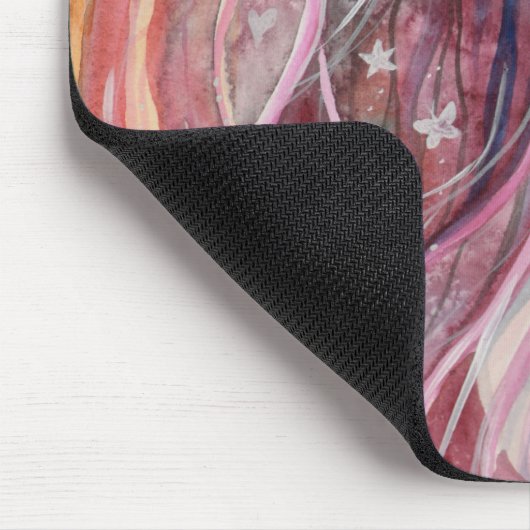 De Shy Flirt Modern Fairy Fantasy Art Muismat (Hoek)