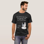De Siberiaanse Husky Dog T-shirt (Voorkant volledig)
