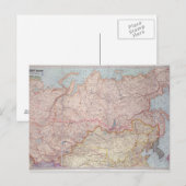 De Siberische spoorweg Briefkaart (Voorkant / Achterkant)