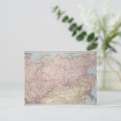 De Siberische spoorweg Briefkaart (Staand voorkant)