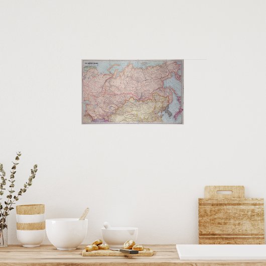 De Siberische spoorweg Poster (Keuken)