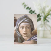 De sibille Van Delphi in detail Briefkaart (Staand voorkant)