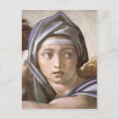 De sibille Van Delphi in detail Briefkaart (Voorkant)