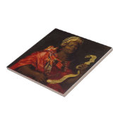 De Sibyl Agrippina Tegeltje (Zijkant)