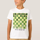 De Siciliaanse defensiekaas opent Shirt Chess (Voorkant)