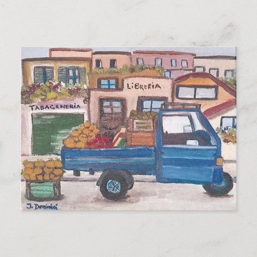 De Siciliaanse roving Vendors - Briefkaart (Voorkant)