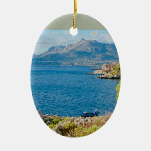 De Siciliaanse vissers Keramisch Ornament (Voorkant)