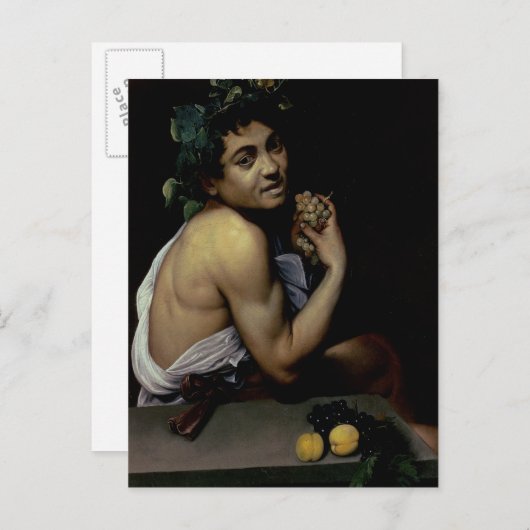 De Sick Bacchus, 1591 Briefkaart (Voorkant / Achterkant)