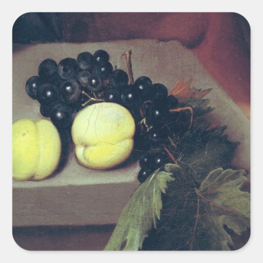 De Sick Bacchus Vierkante Sticker (Voorkant)