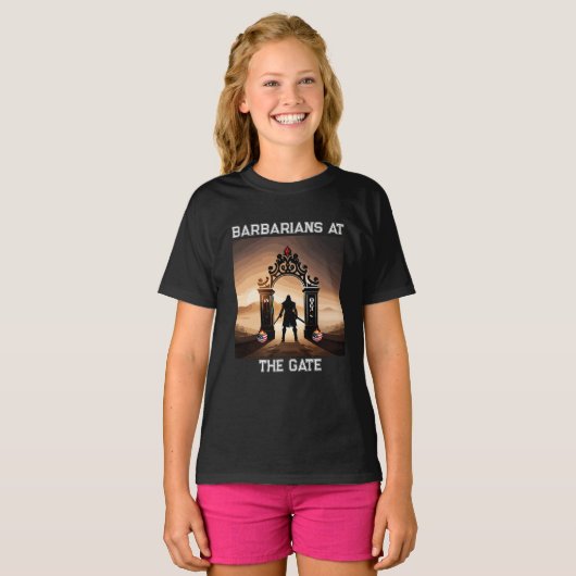 De Siege: Barbaren bij de poorten van Amerika T-shirt (Voorkant volledig)