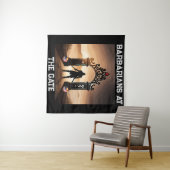 De Siege: Barbaren bij de poorten van Amerika Wandkleed (In Situ (horizontaal))