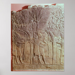 De Siege van Alammu door het leger van Sennacherib Poster