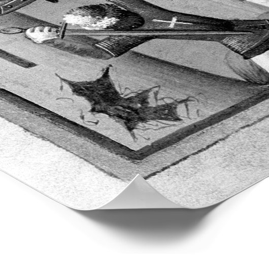 De Siege van Jargeau Poster (Hoek)