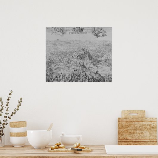 De Siege van Namur, 1695 Poster (Keuken)