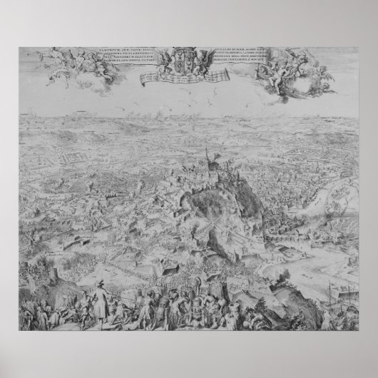 De Siege van Namur, 1695 Poster (Voorkant)