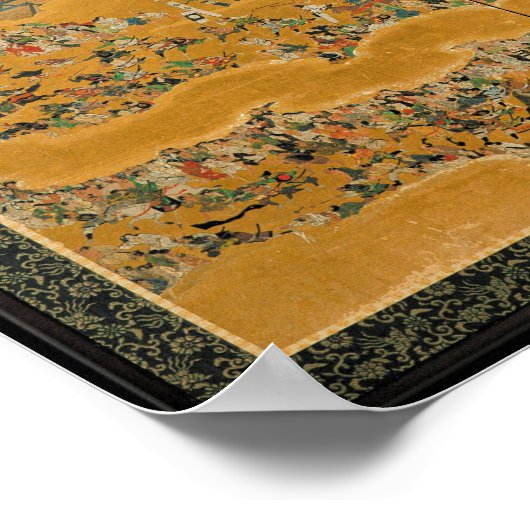 De Siege van Osaka Castle Poster (Hoek)