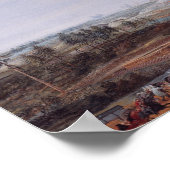 De Siege van Yorktown in 1781, 1784 Poster (Hoek)