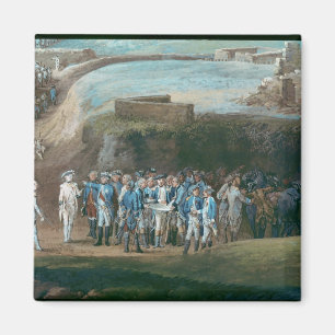 De Siege van Yorktown Magneet