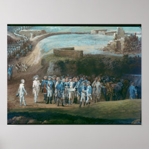 De Siege van Yorktown Poster