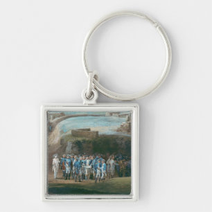 De Siege van Yorktown Sleutelhanger