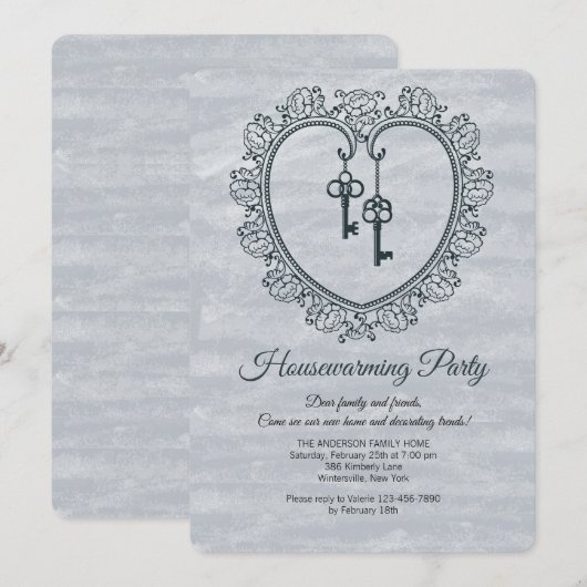 De sier Partij Inv van het Hart en van het Kaart (Voorkant / Achterkant)