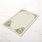 De sierlijke bloei bruiloft uitnodiging (Gedraaid)