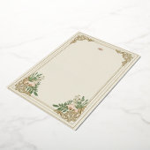 De sierlijke bloei bruiloft uitnodiging (Gedraaid)