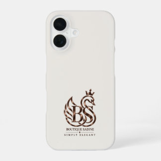 De sierlijke zwaan minimalistische ivoor iPhone-ho iPhone 16 Hoesje