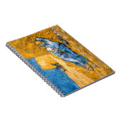 De Siesta (1890) landschapskunst Van Gogh spiraal Notitieboek (Rechterzijde)