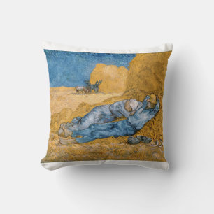 De Siesta 1890 van Vincent van Gogh Kussen