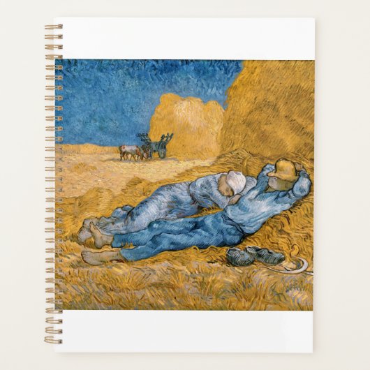 De Siesta 1890 van Vincent van Gogh Planner (Voorkant)